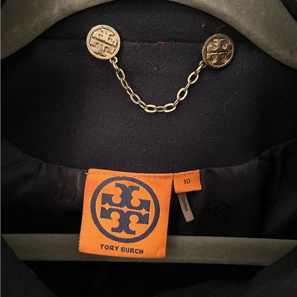 ❤️❤️❤️ TORY BURCH Red & Black Tweed Jacket. - Picture 5 of 5